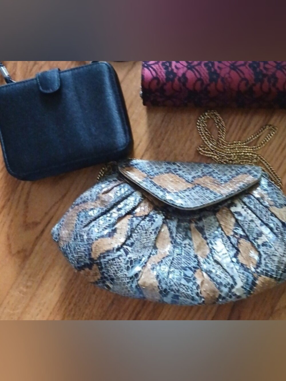 Evening Bag Bundle ■ Set of Two Vintage Shoulder Bags